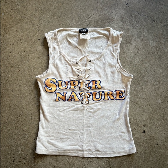 D&G RARE “super nature” tank - Picture 1 of 4